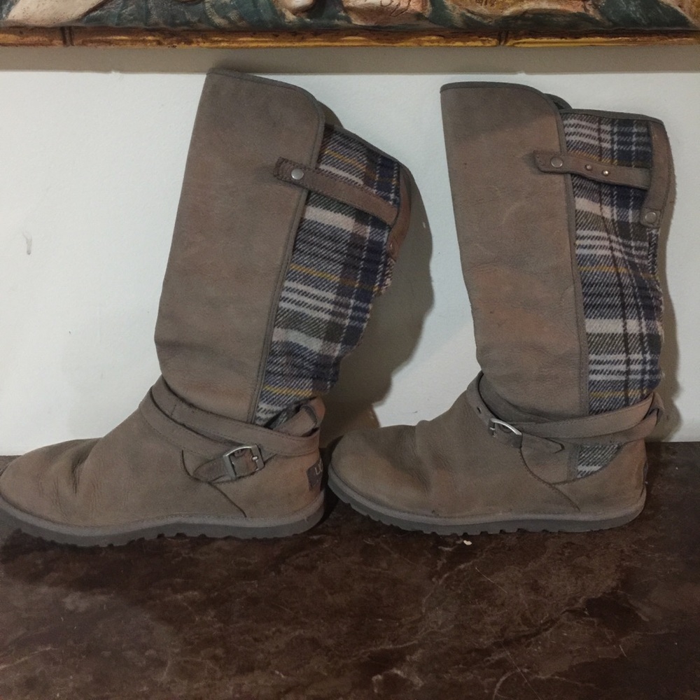 Plaid Ugg boots